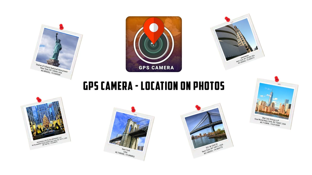 GPS Camera - Location on Photo - عکس برنامه موبایلی اندروید