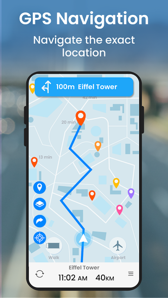GPS Maps Navigation Live Map - عکس برنامه موبایلی اندروید