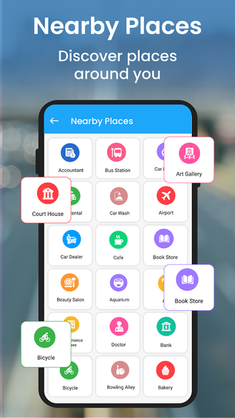 GPS Map Navigation Live Map - عکس برنامه موبایلی اندروید