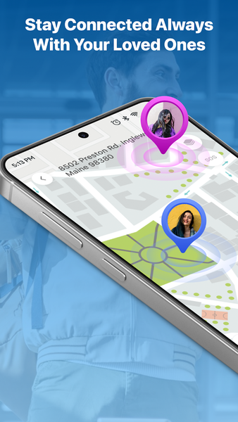 GPS Location Tracker for Phone - عکس برنامه موبایلی اندروید