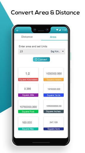 GPS Area Measure Calculator - عکس برنامه موبایلی اندروید