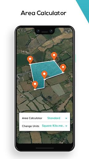 GPS Area Measure Calculator - عکس برنامه موبایلی اندروید