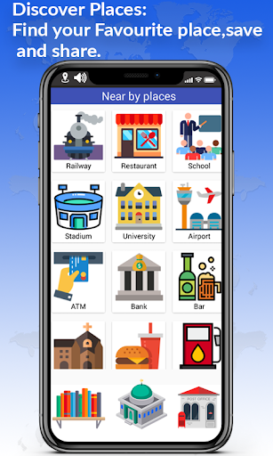 GPS Navigation & Route Finder - Map Direction Free - عکس برنامه موبایلی اندروید