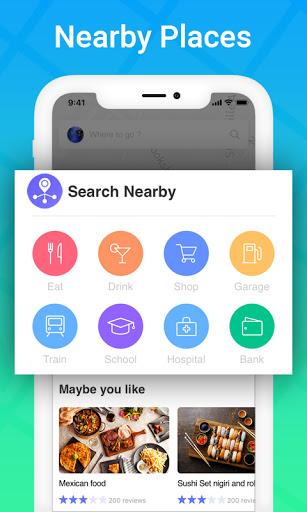 Route Finder, Traffic, Compass - Image screenshot of android app