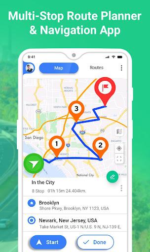 GPS Route Planner - عکس برنامه موبایلی اندروید