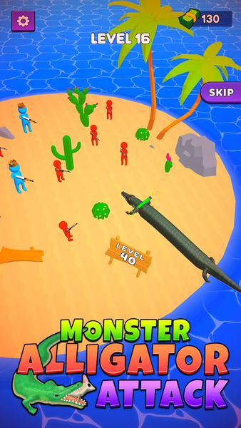 Monster Alligator Attack - Gameplay image of android game