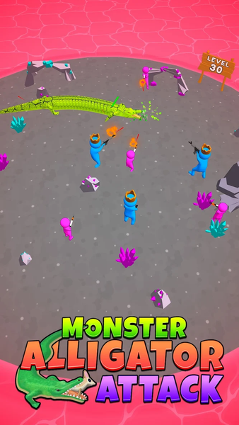 Monster Alligator Attack - Gameplay image of android game