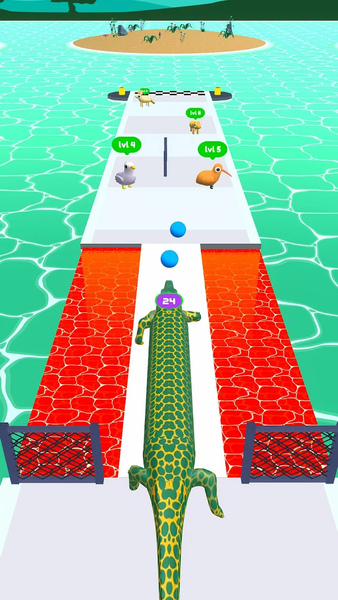 Monster Alligator Attack - Gameplay image of android game