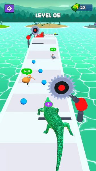 Monster Alligator Attack - Gameplay image of android game