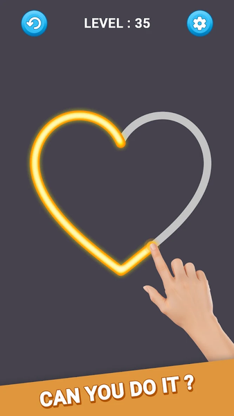 One Go Line Puzzle - Gameplay image of android game