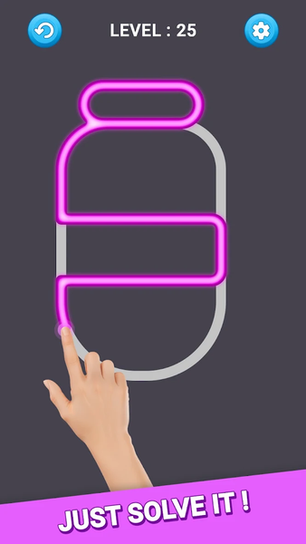 One Go Line Puzzle - Gameplay image of android game