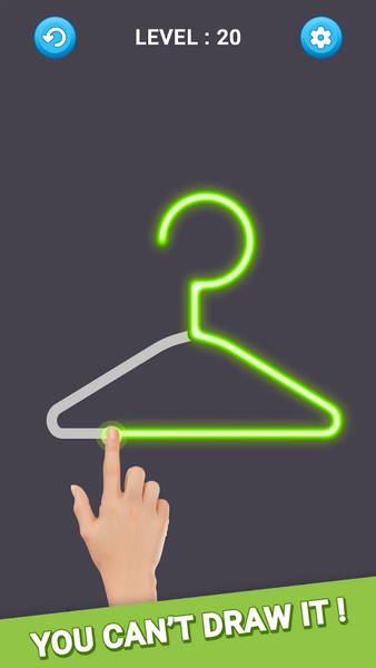 One Go Line Puzzle - Gameplay image of android game