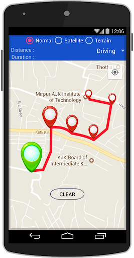 GPS Map Route Planner - عکس برنامه موبایلی اندروید