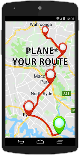 GPS Map Route Planner - عکس برنامه موبایلی اندروید