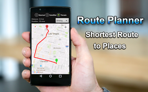 GPS Map Route Planner - عکس برنامه موبایلی اندروید