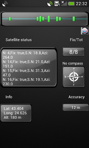 GPS Satellite test status - عکس برنامه موبایلی اندروید