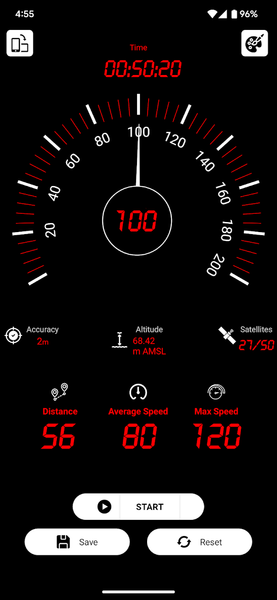 Speedometer - GPS Meter - عکس برنامه موبایلی اندروید