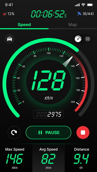 GPS Speedometer & Odometer App - Image screenshot of android app
