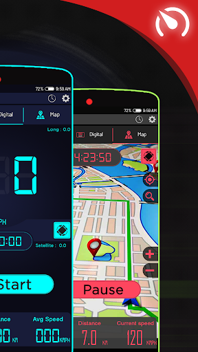 Step Counter - GPS Speedometer - عکس برنامه موبایلی اندروید
