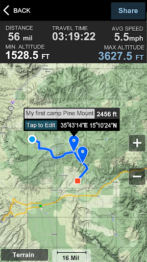 Altimeter Ler Live Gps Geotracker - Image screenshot of android app