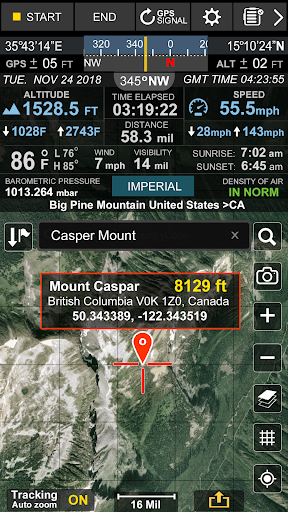 Altimeter Ler Live Gps Geotracker - Image screenshot of android app
