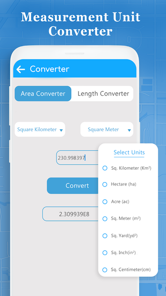 Distance - Fields Area Measure - عکس برنامه موبایلی اندروید