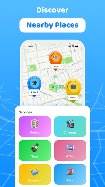 GPS Tracker: Driving Direction - عکس برنامه موبایلی اندروید