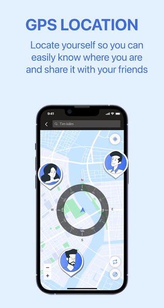 Gps map navigation compass - Image screenshot of android app