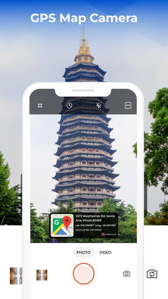 GPS Camera: Location on Photo - عکس برنامه موبایلی اندروید