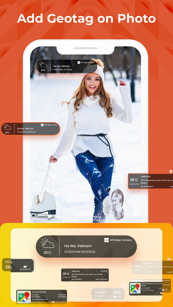 GPS Camera: Location on Photo - Image screenshot of android app
