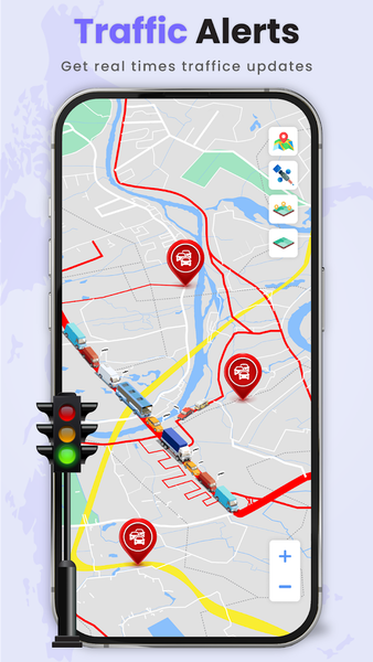 GPS Navigation Live Earth Map - عکس برنامه موبایلی اندروید