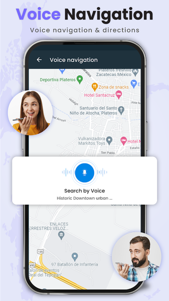 GPS Navigation Live Earth Map - عکس برنامه موبایلی اندروید
