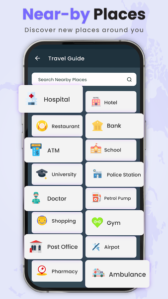 GPS Navigation Live Earth Map - عکس برنامه موبایلی اندروید