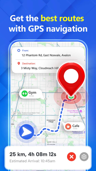 GPS Earth Maps Satellite View - عکس برنامه موبایلی اندروید