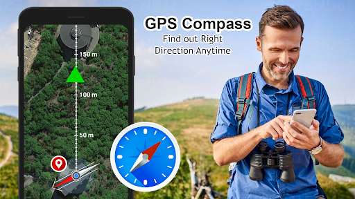 GPS Compass Direction finder - عکس برنامه موبایلی اندروید