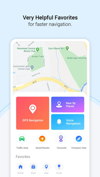 GPS Navigation: Map Directions - عکس برنامه موبایلی اندروید