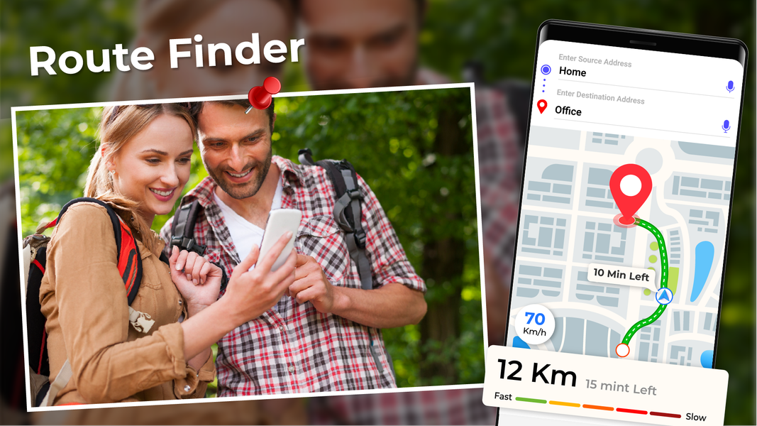 GPS Navigation - Route Planner - عکس برنامه موبایلی اندروید