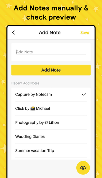 Note Cam Lite: GPS Camera - عکس برنامه موبایلی اندروید