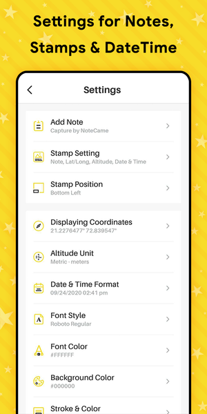 Note Cam Lite: GPS Camera - Image screenshot of android app