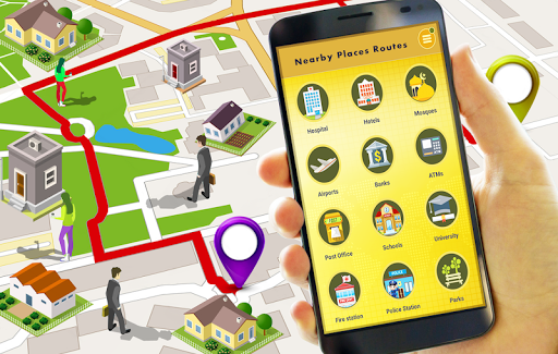 GPS Route Finder and Location - عکس برنامه موبایلی اندروید