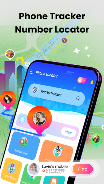 GPS Tracker & Location Sharing - عکس برنامه موبایلی اندروید
