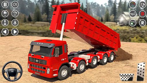 Cargo Truck 3D Euro Truck Game - Gameplay image of android game