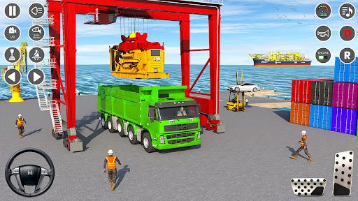 Cargo Truck 3D City Truck Game - Gameplay image of android game