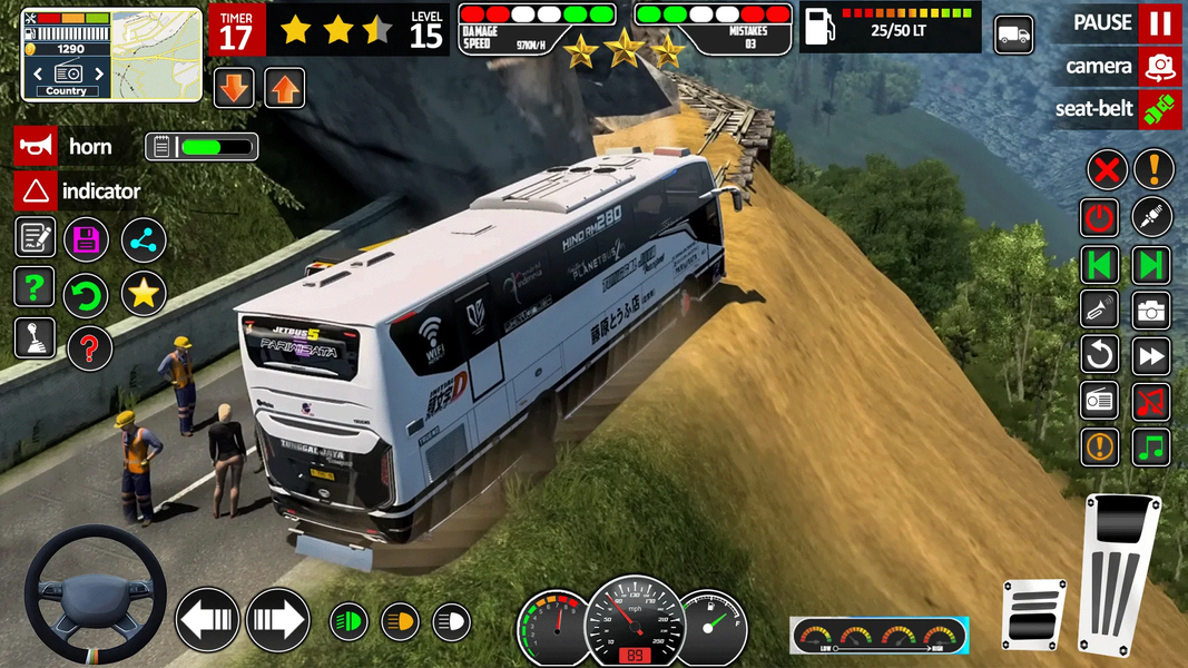 Offroad Bus ۳D Driving Game - عکس بازی موبایلی اندروید