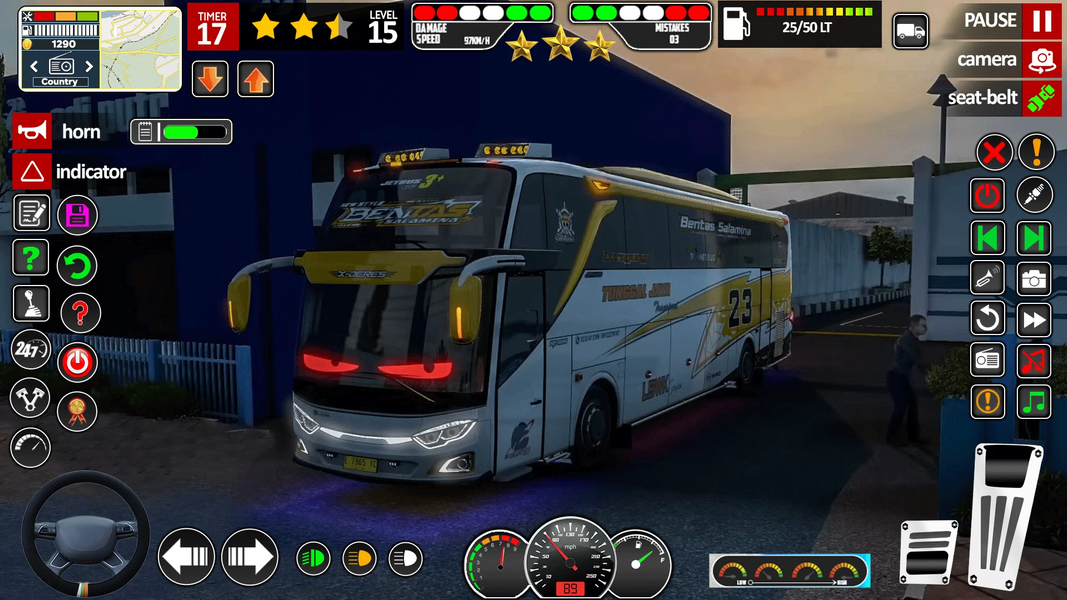 Offroad Bus ۳D Driving Game - عکس بازی موبایلی اندروید