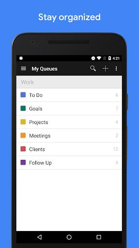 GQueues | Tasks & To-Do Lists - عکس برنامه موبایلی اندروید