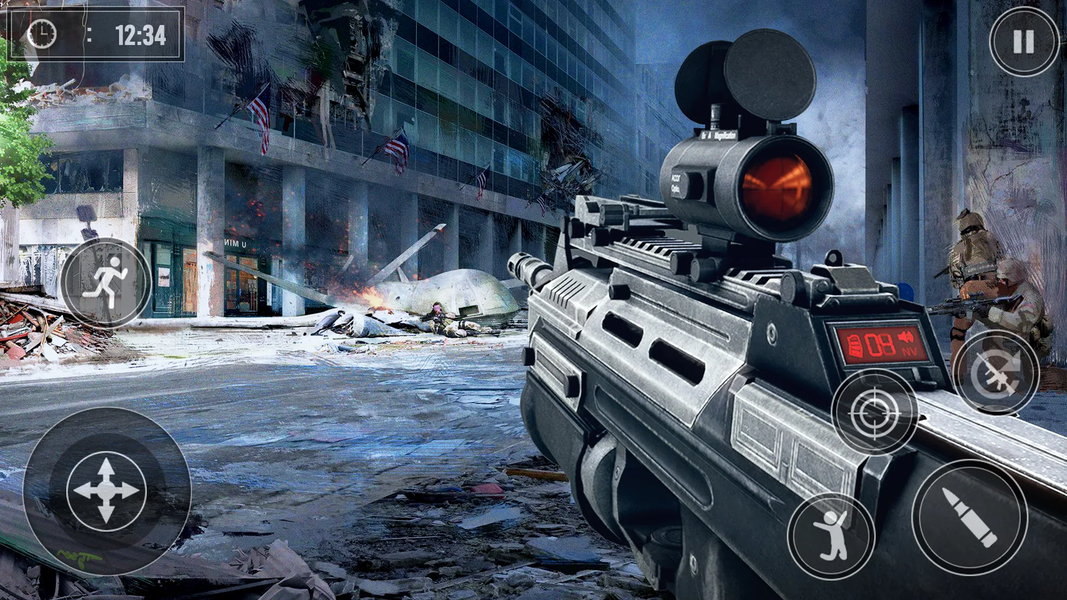 Sniper Game 3D Gun Shooting - عکس بازی موبایلی اندروید