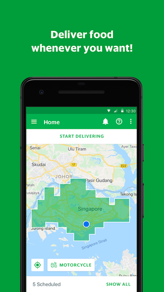 GrabFood - Driver App - عکس برنامه موبایلی اندروید