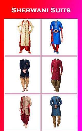 Men sherwani suit photo editor - Image screenshot of android app