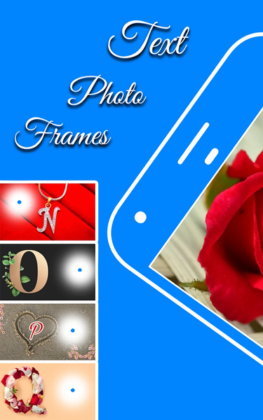 Text photo editor: photo frame - Image screenshot of android app